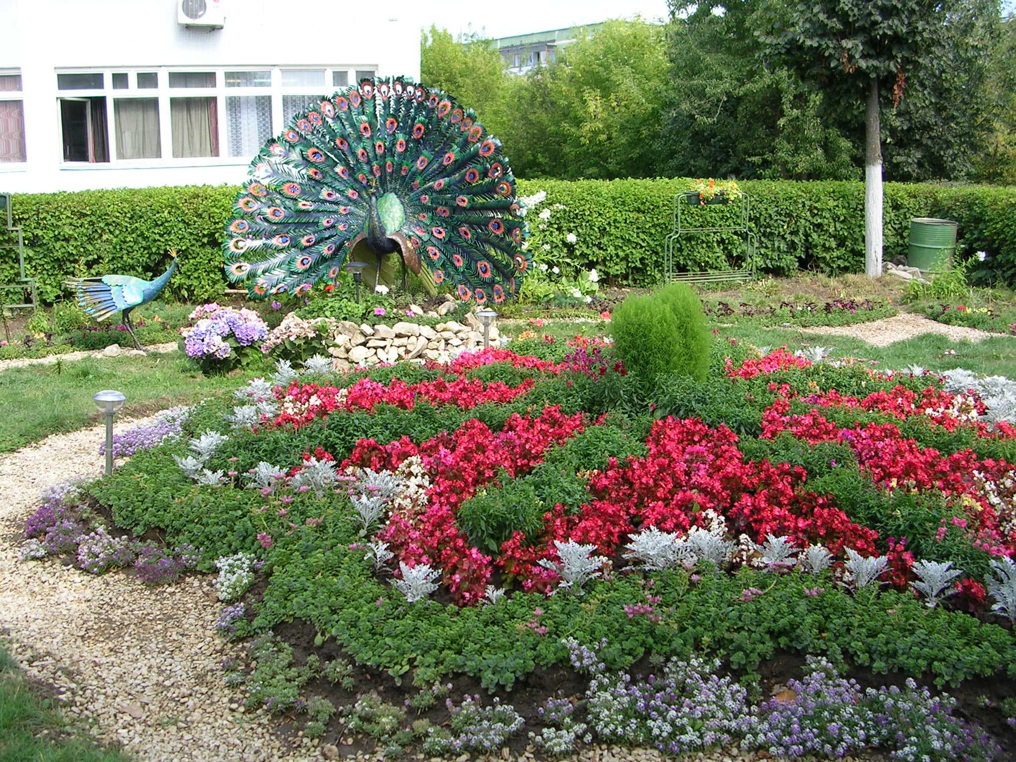 Формирование цветника на участке